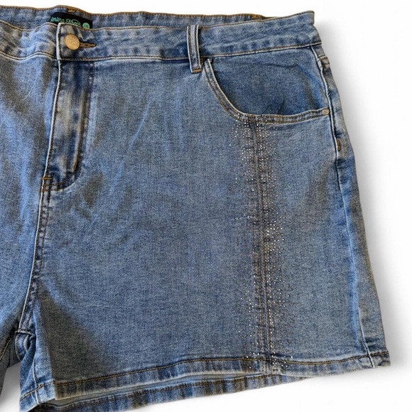 Sterling Kreek Diamond In the South Shorts Women’s 3X Rhinestone Cowgirl Rodeo - Picture 3 of 7